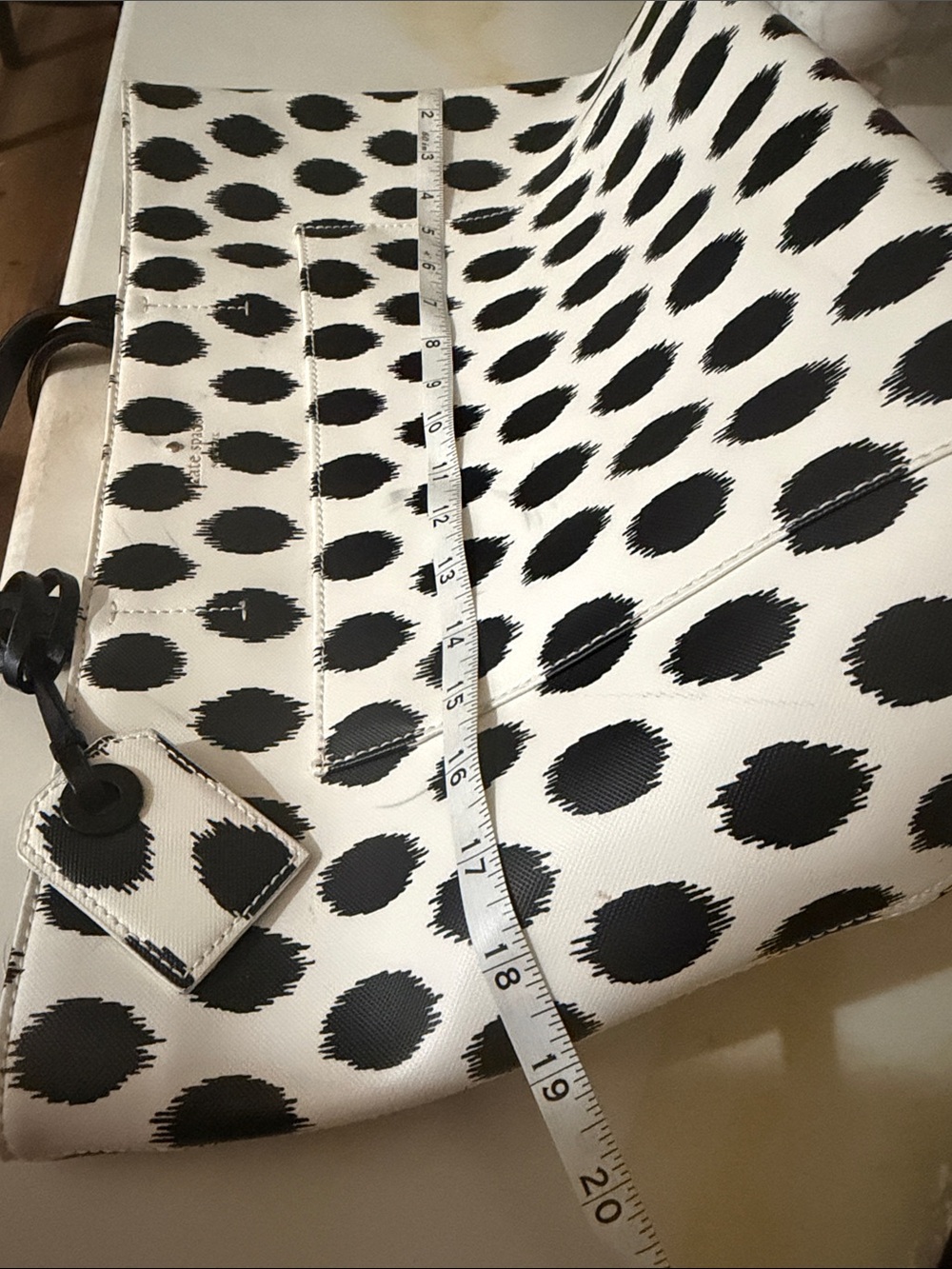 kate spade Black and White Polka Dot Tote - Picture 12 of 12